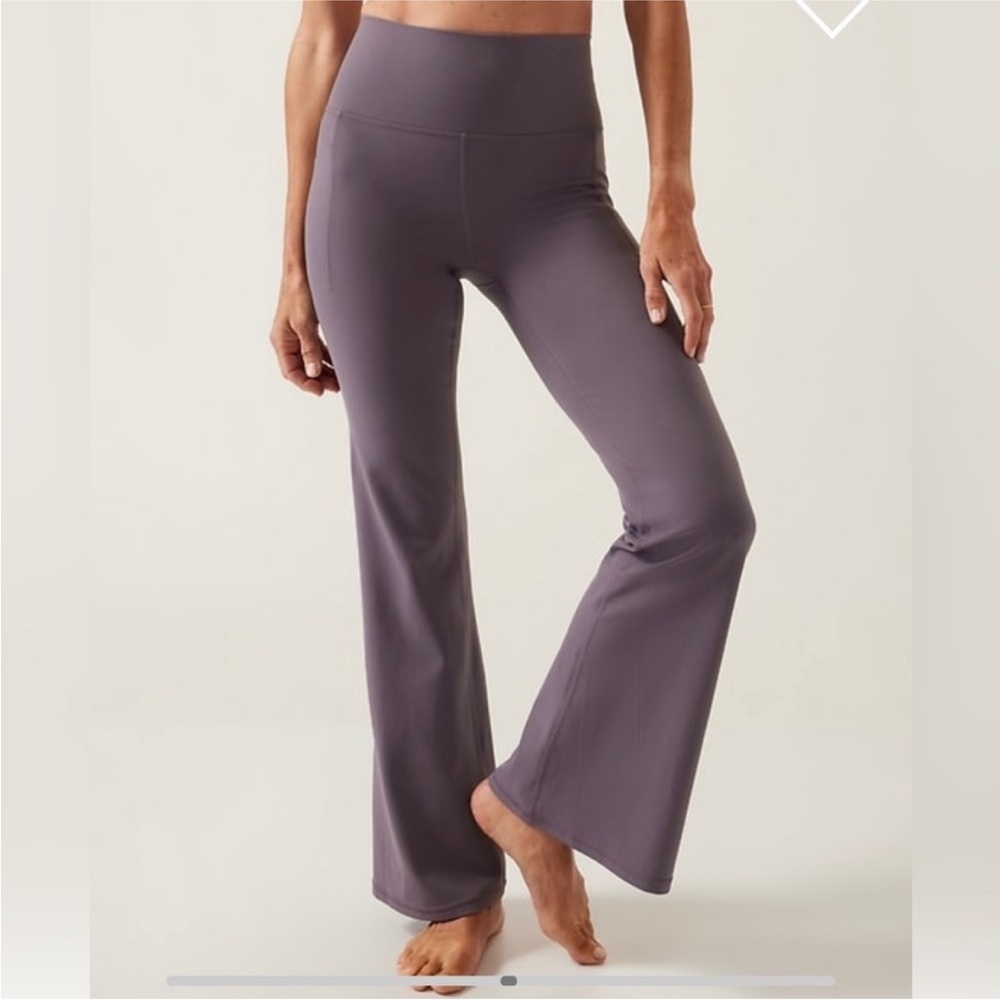 Athleta Salutation stash pocket flare pant.